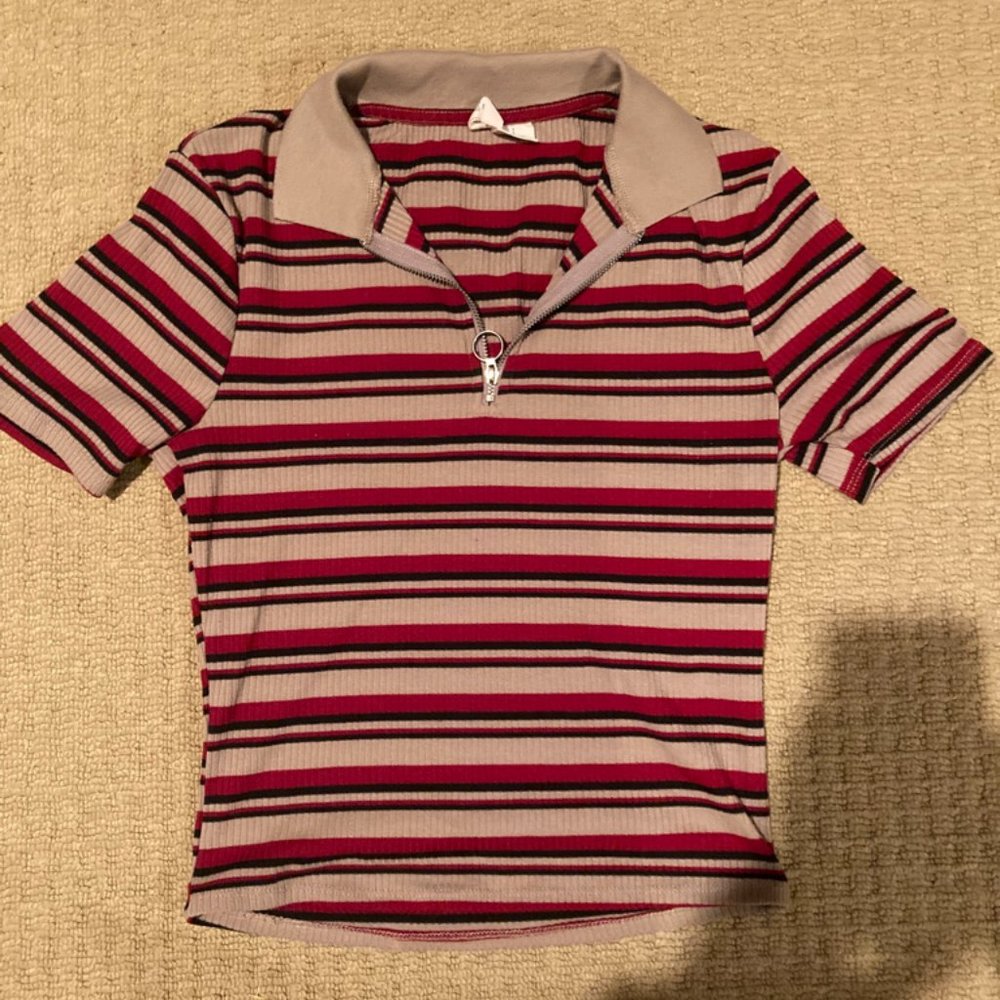 Tilly's Striped Quarter-Zip